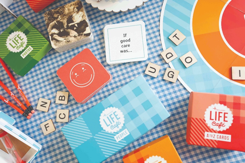 Creative resources from the Life Cafe kit
