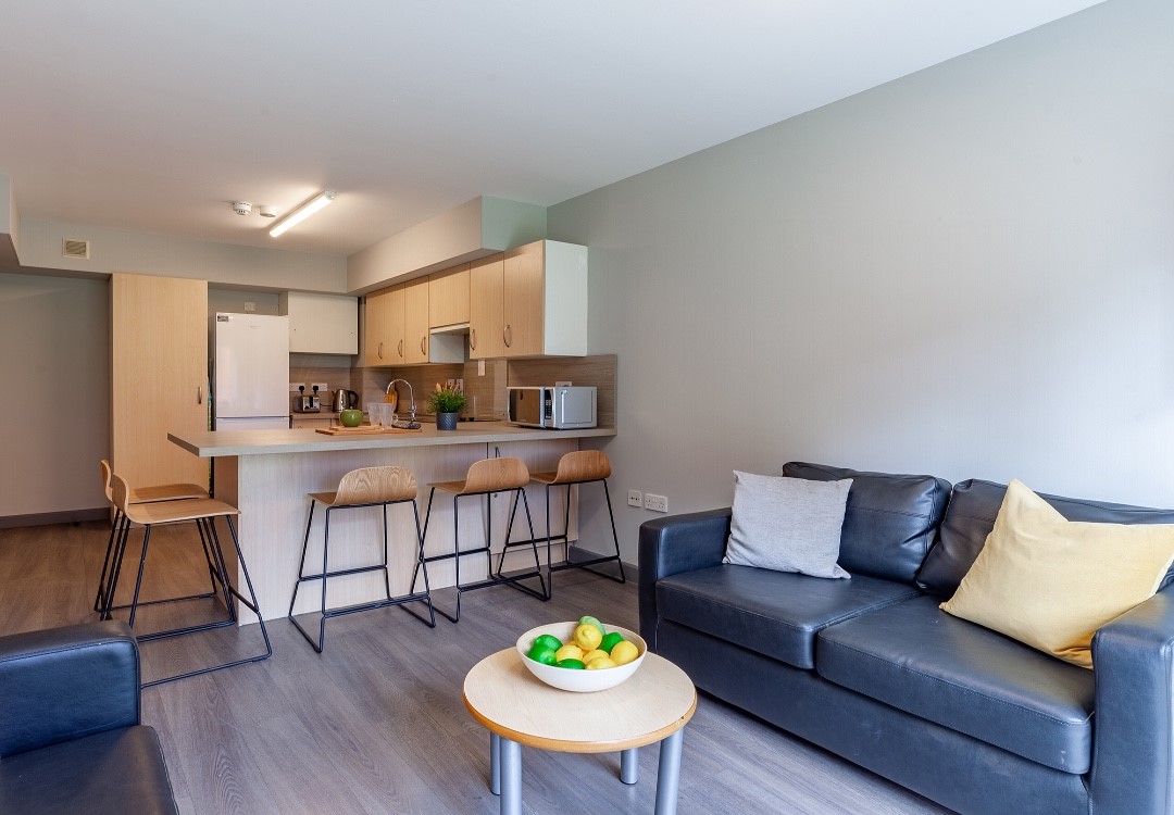  Living room and kitchen