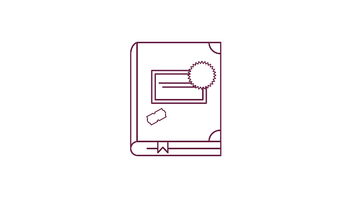 An illustration of a closed book.