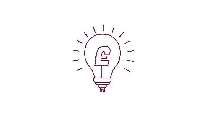 An illustration of a lightbulb illuminating.