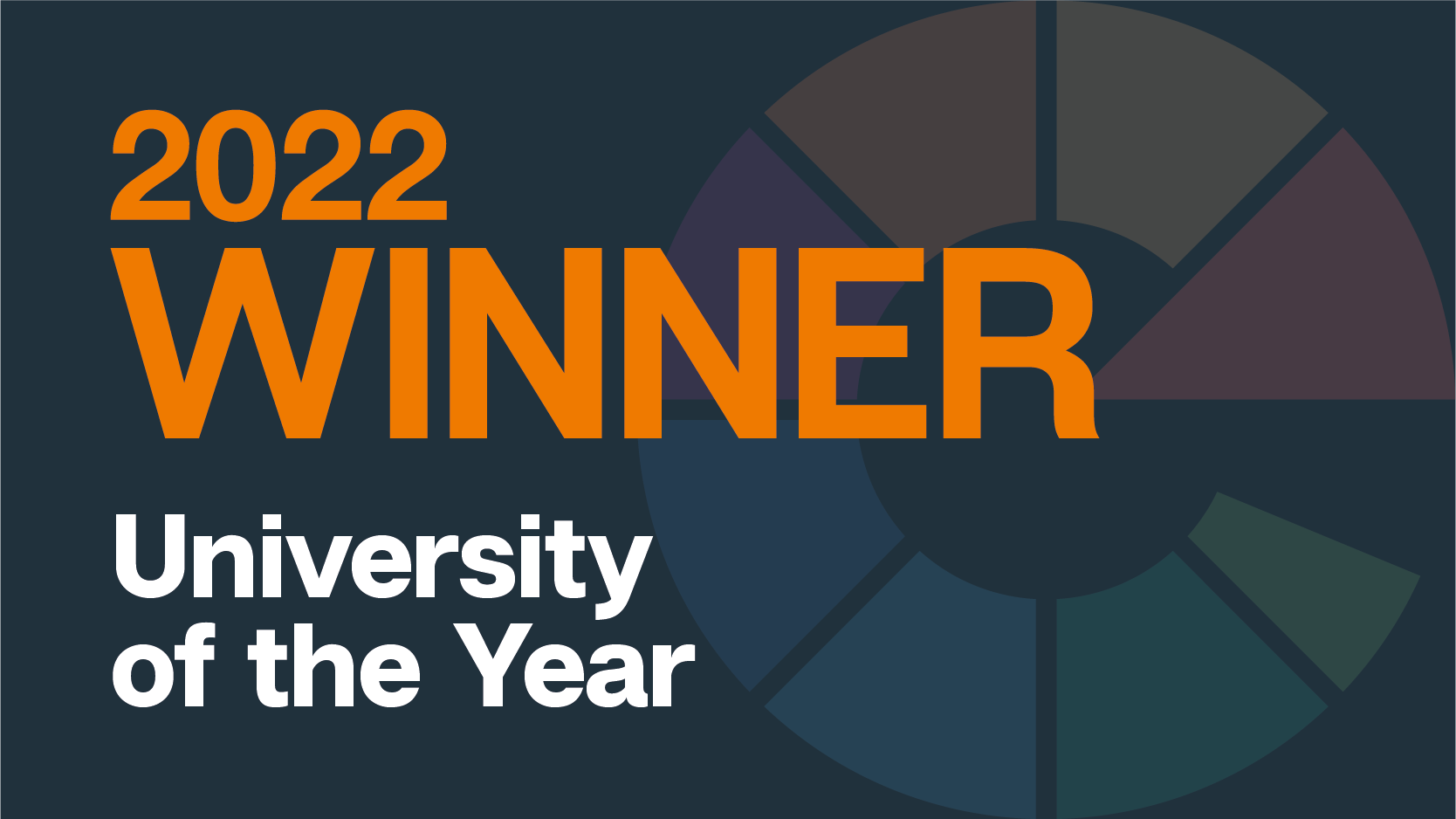 Educate North Awards 2022 - University of the Year Winner logo