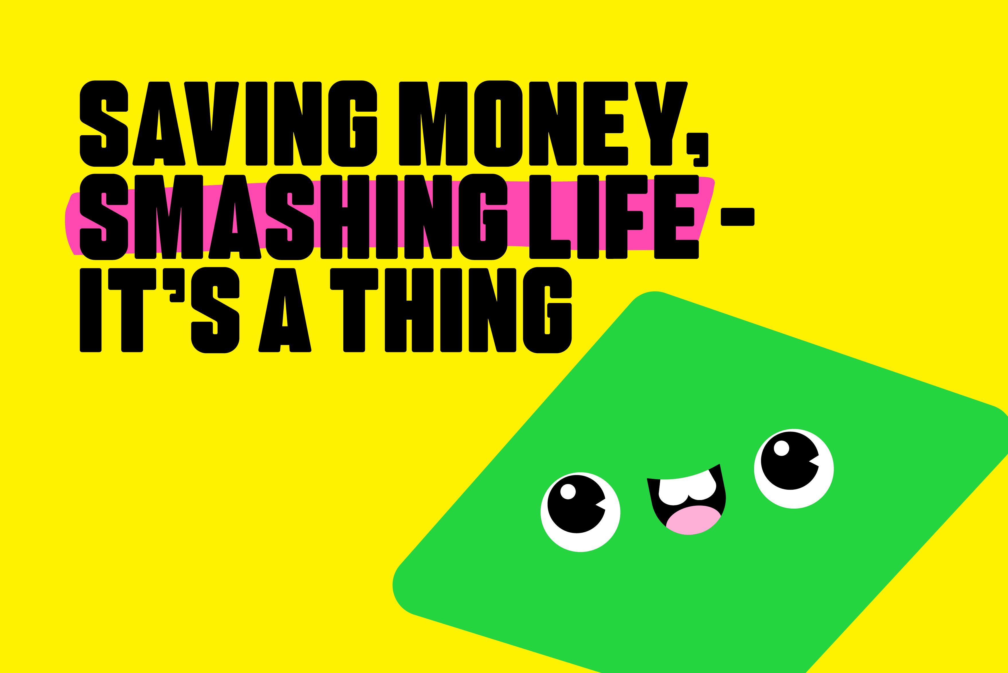saving money header