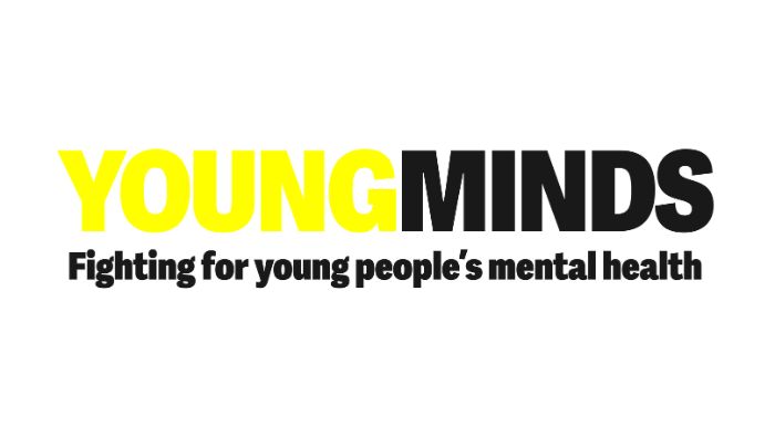 YoungMinds logo with 'fighting for young people's mental health' underneath