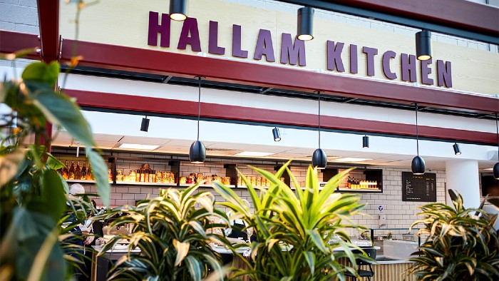The Hallam Kitchen cafe at city campus