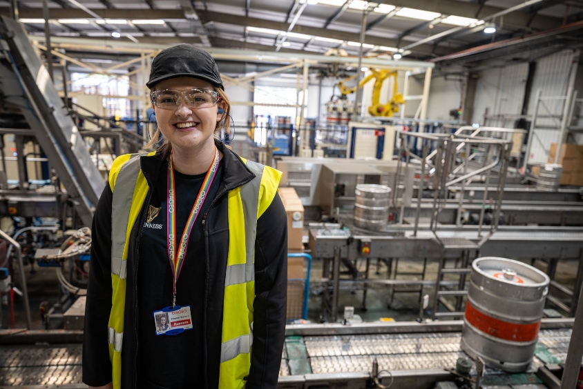 Eleanor Walters in Guinness Factory