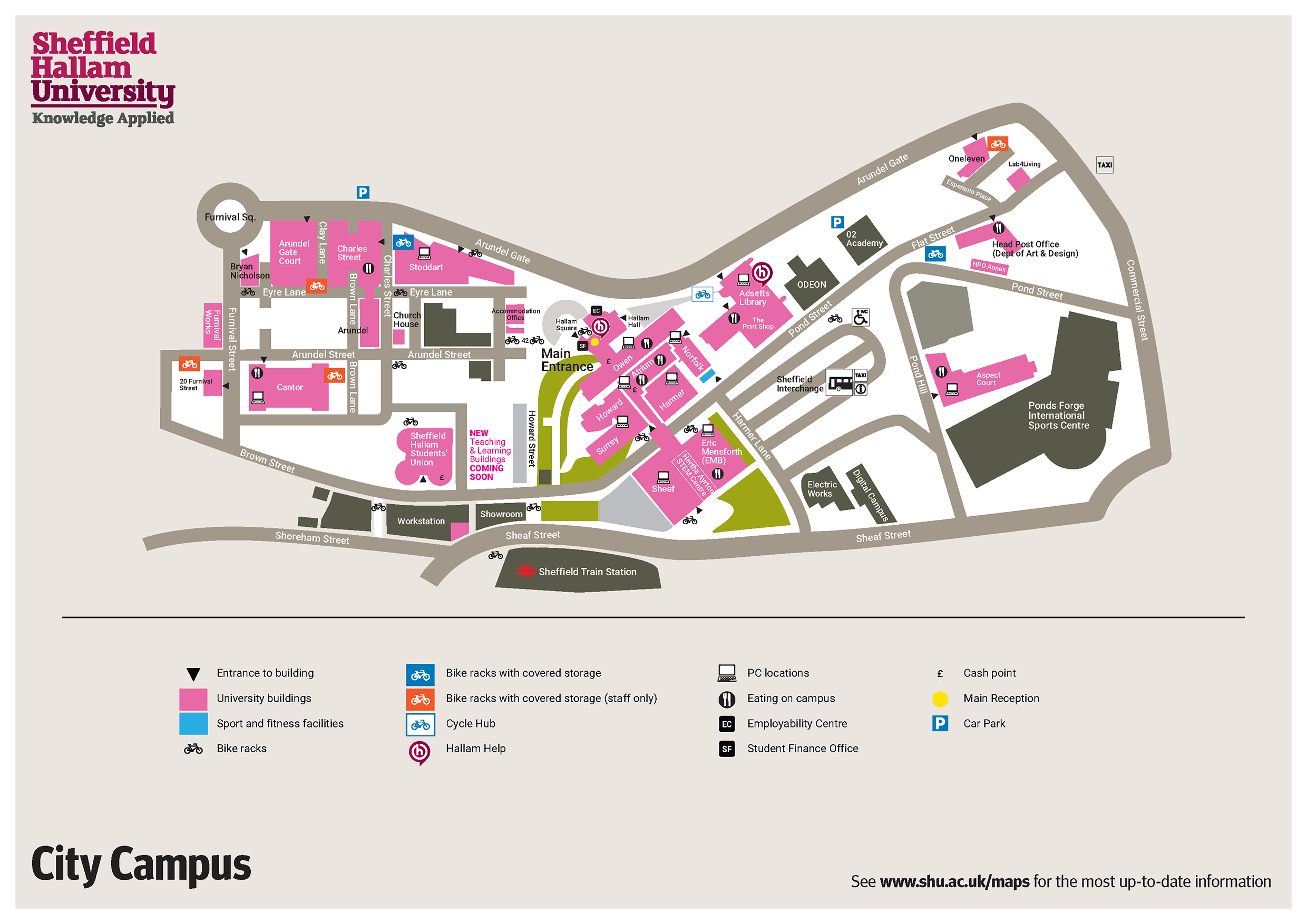 Map of the City Campus