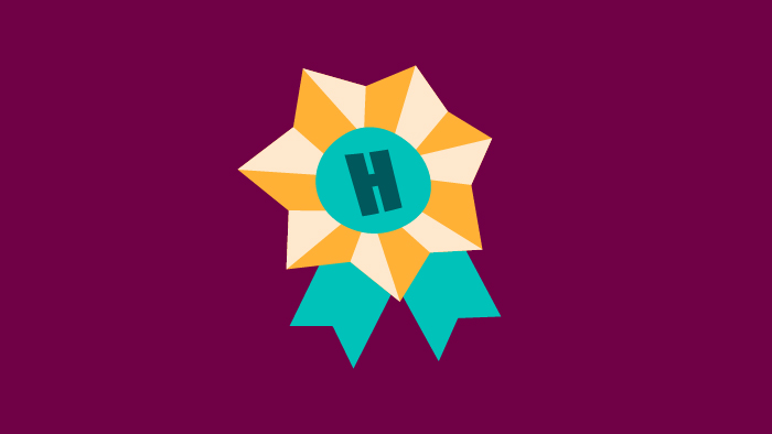 A rosette icon.