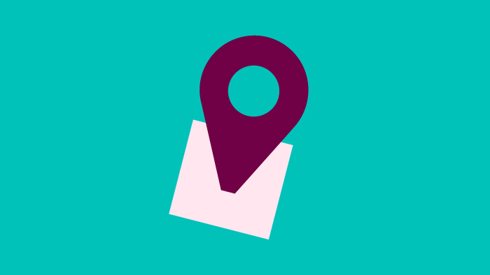 A map icon.