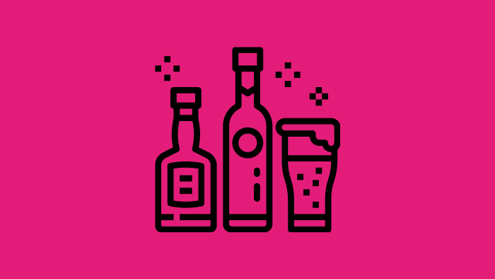 Icon of some alcoholic drinks