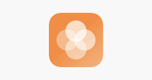 grief works logo white circles on an orange background