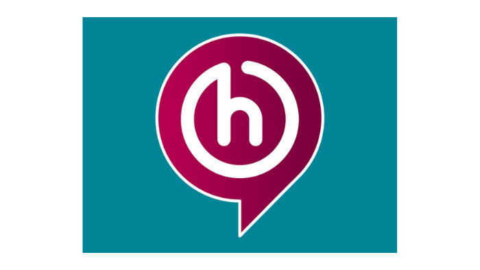 Hallam help logo - the letter h within an @ sign