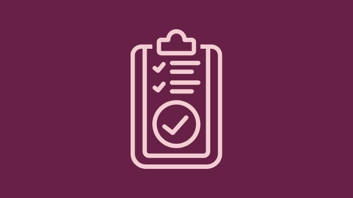 icon of a clipboard checklist