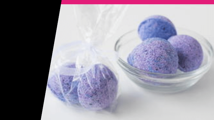 Picture of home made bath bombs