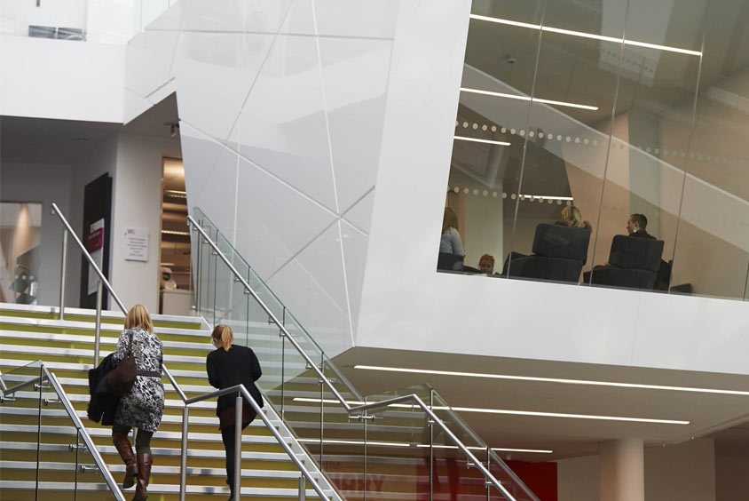 Our new heart of the campus at Collegiate campus